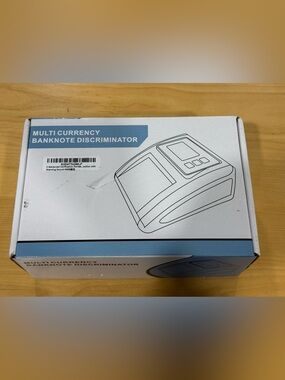 Multi-Currency Banknote Discriminator Counterfeit Bill Detector New (open Box)